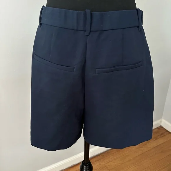 Abercrombie & Fitch Navy Women's Bermudas - Picture 2 of 4